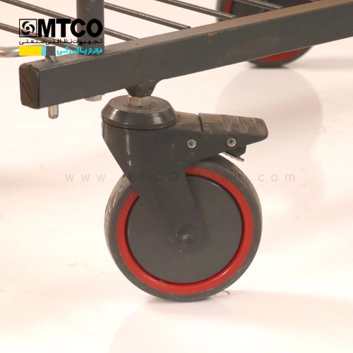 Hospital trolley TR-2050 10 چرخهای مقاوم و روان ترولی بیمارستانی TR 2050