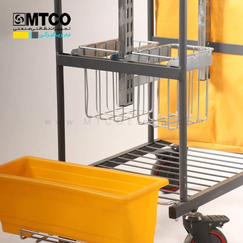 Hospital trolley TR-2050 2 شاسی فلزی ترولی بیمارستانی TR 2050
