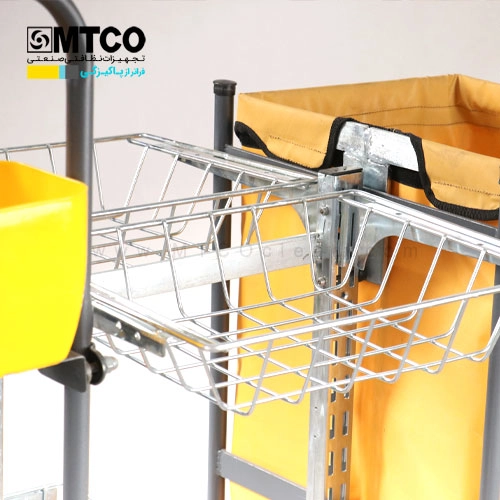 Hospital trolley TR-2050 3 سبدهای فلزی ترولی بیمارستانی TR 2050