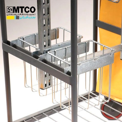Hospital trolley TR-2050 4 سبدهای فلزی ترولی بیمارستانی TR 2050
