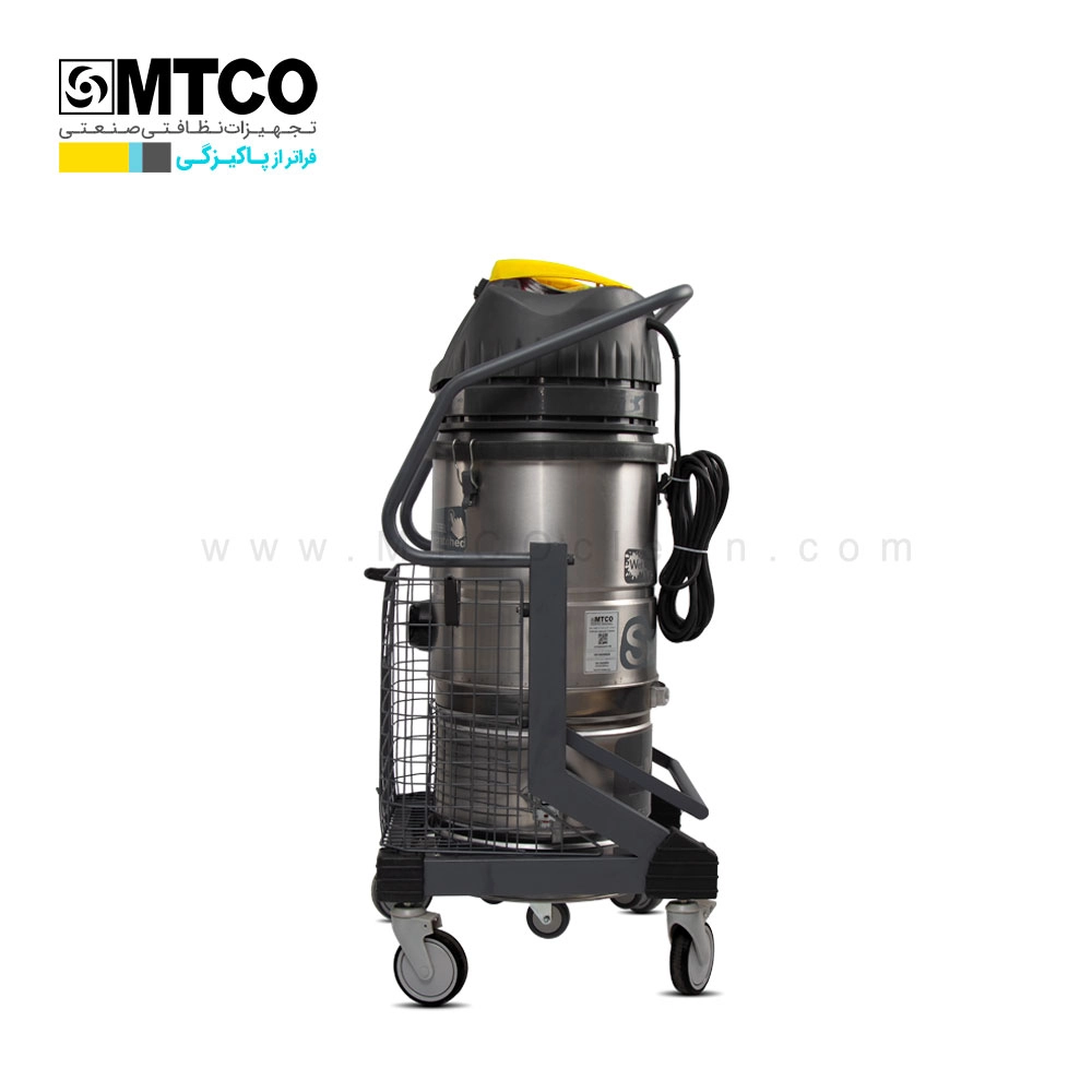 90-liter ship industrial vacuum cleaner 4 شاسی فلزی جاروبرقی صنعتی سفینه VC 3990D